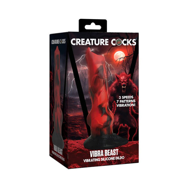 Creature Cocks Vibra Beast Vibrating Silicone Dildo - TruLuv Novelties