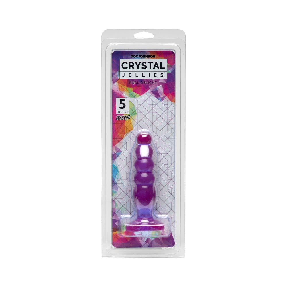 Crystal Jellies - Anal Delight Purple 5in - TruLuv Novelties