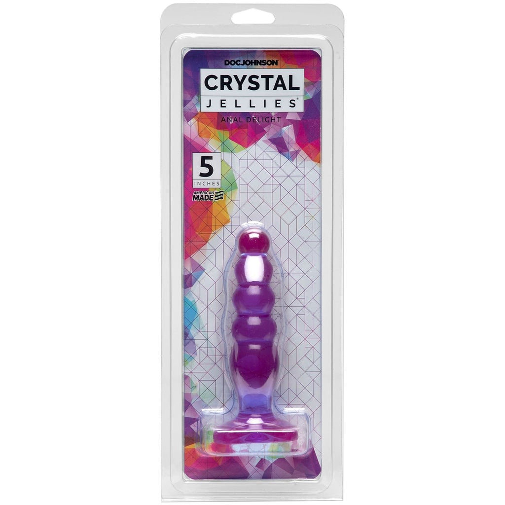 Crystal Jellies Anal Delight - Purple - TruLuv Novelties