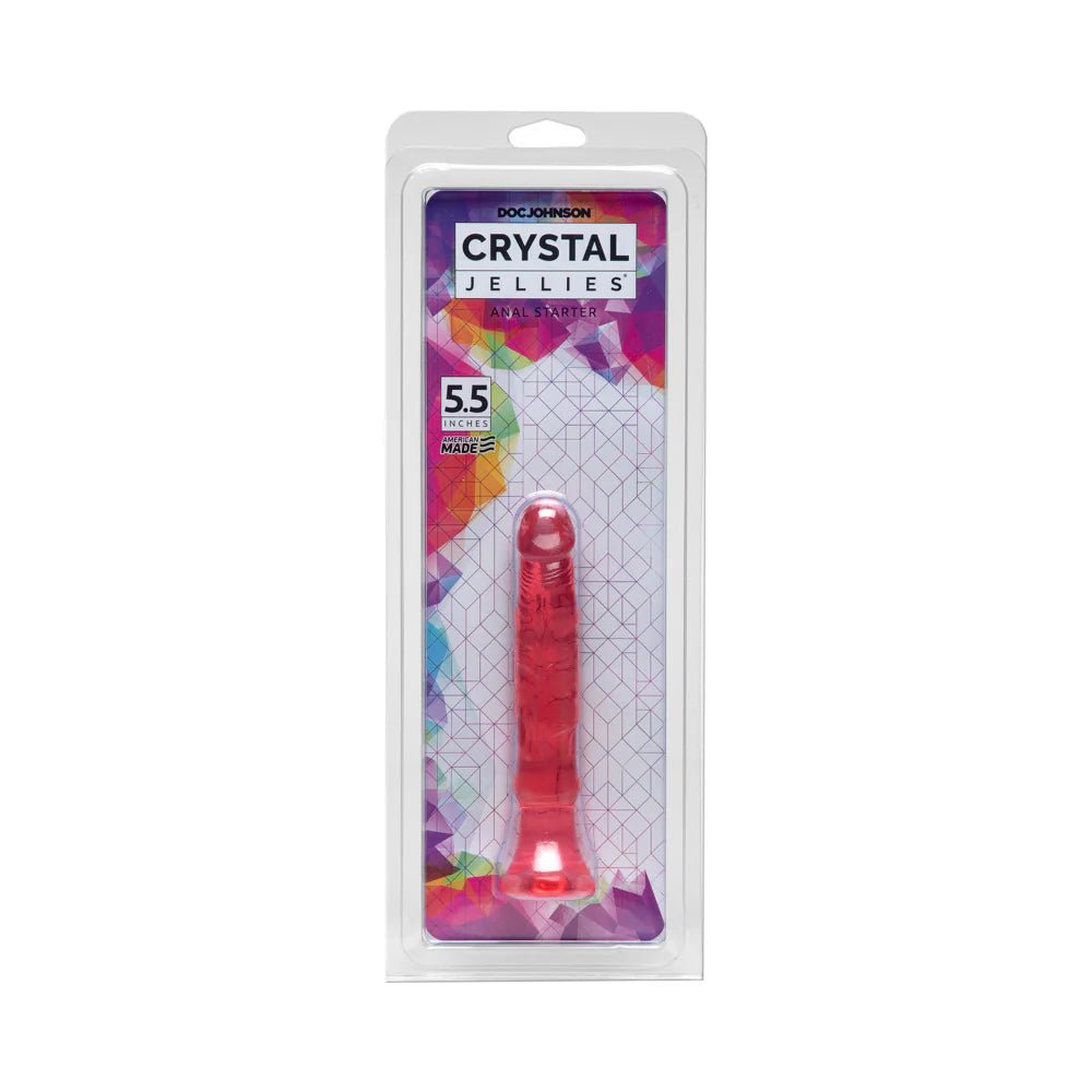 Crystal Jellies - Anal Starter Pink 6in - TruLuv Novelties