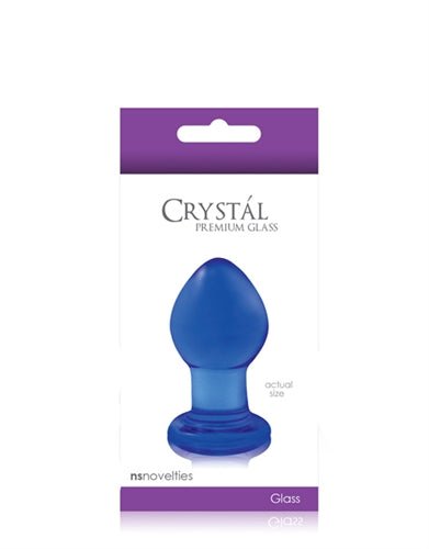 Crystal Premium Glass Plug - Clear - TruLuv Novelties