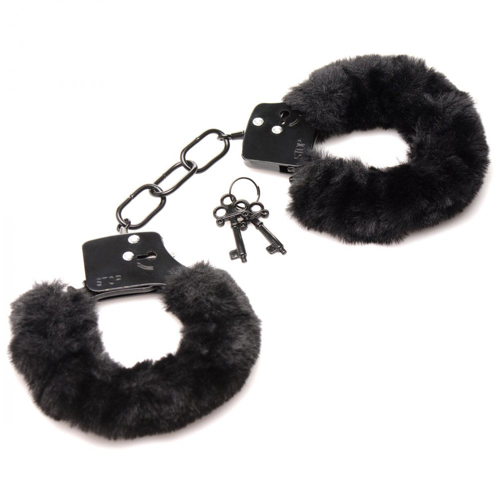 Cuffed in Fur Furry Handcuffs - TruLuv Novelties