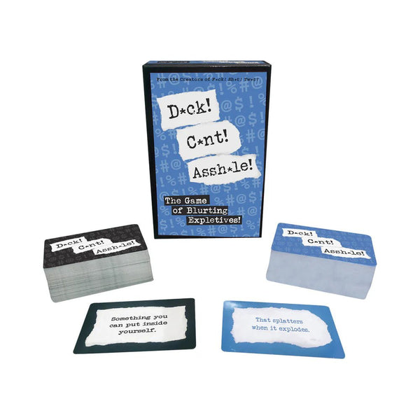 D*ck! C*nt! Assh*le! Card Game - TruLuv Novelties