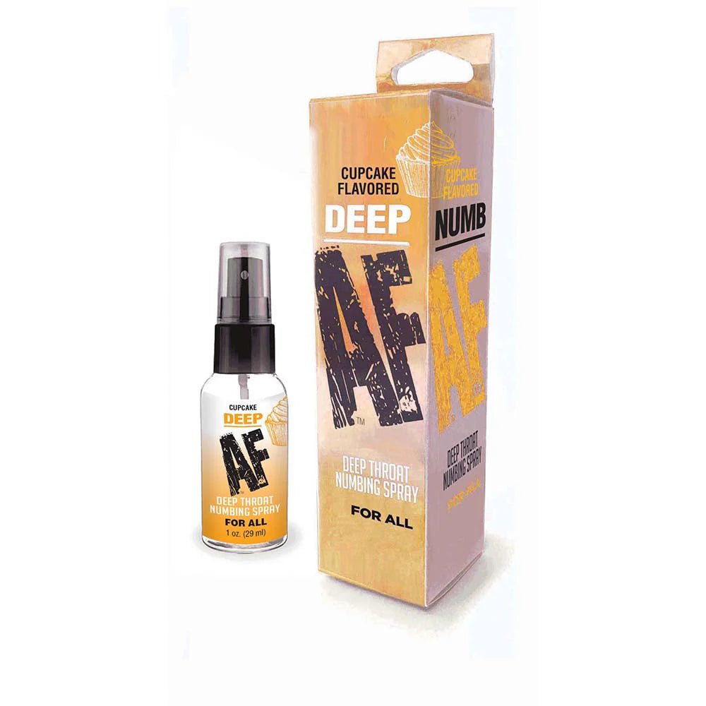 Deep AF Deep Throat Spray Cupcake 1 oz. - TruLuv Novelties