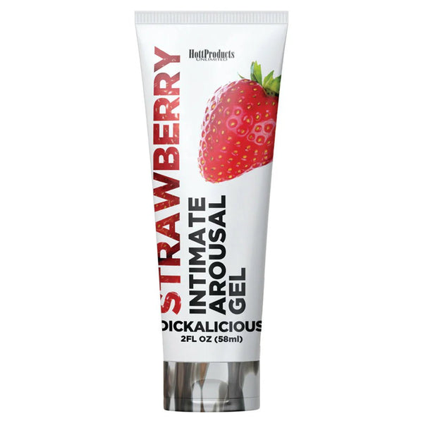 Dickalicious Intimate Arousal Gel Strawberry 2 oz. - TruLuv Novelties