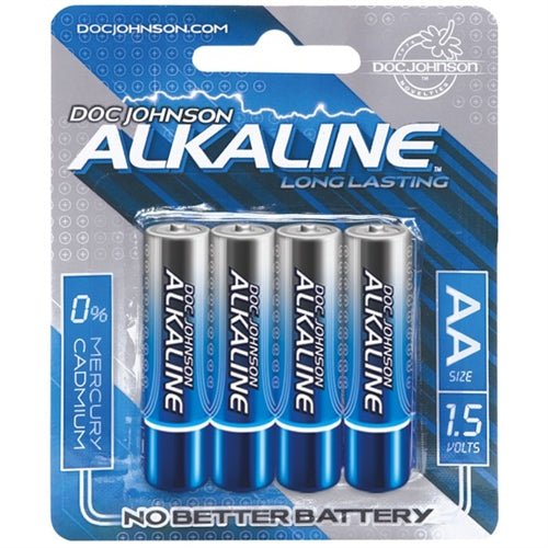 Doc Johnson Alkaline Batteries - AA - 4 Pack - TruLuv Novelties