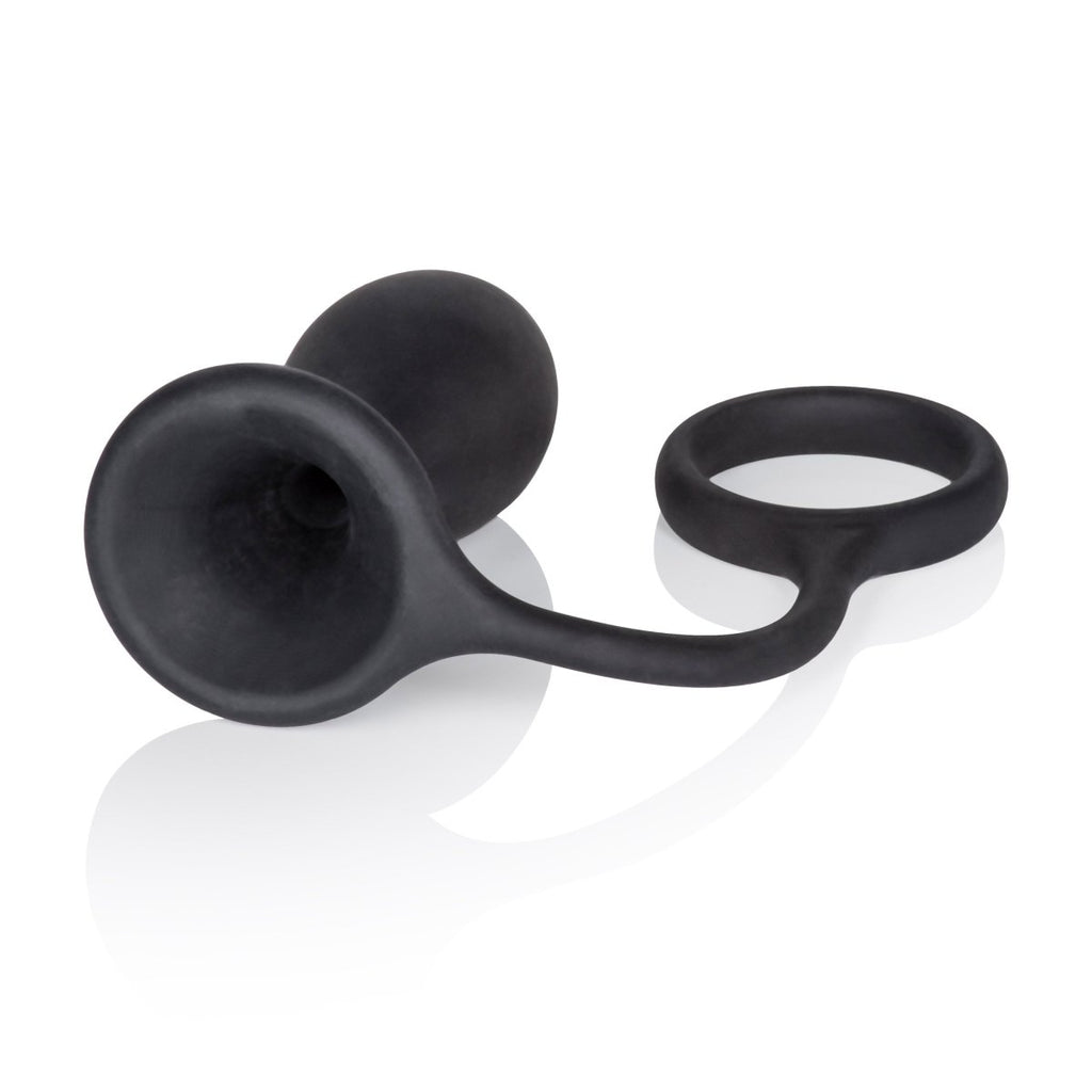 Dr. Joel Kaplan Prostate Probe and Ring - Black - TruLuv Novelties