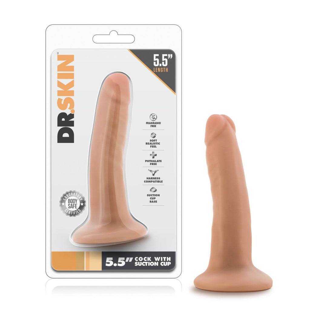 Dr. Skin - 5.5 Inch Cock With Suction Cup - TruLuv Novelties