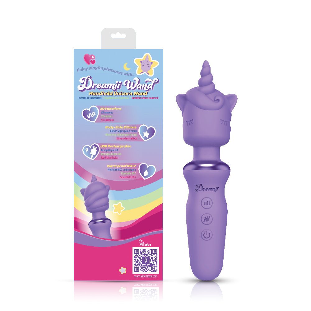 Dreamii Wand Powerful Unicorn Wand - Lilac Whirl - TruLuv Novelties