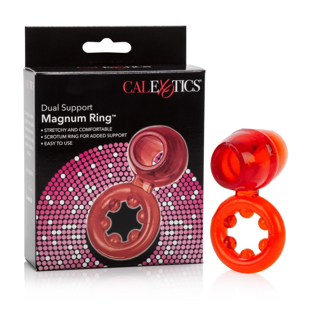 Dual Support Magnum Ring - Red - TruLuv Novelties