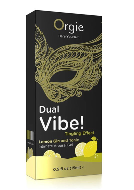 Dual Vibe Gin and Tonic Lemon Kissable Liquid Vibrator 15ml - TruLuv Novelties