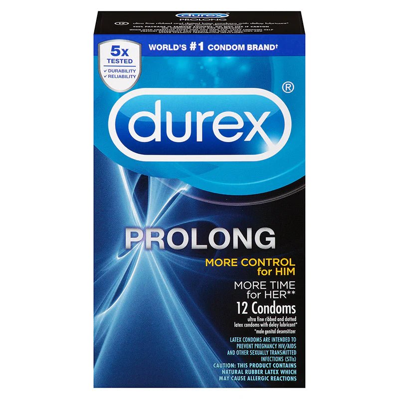 Durex Prolong 12pk - TruLuv Novelties