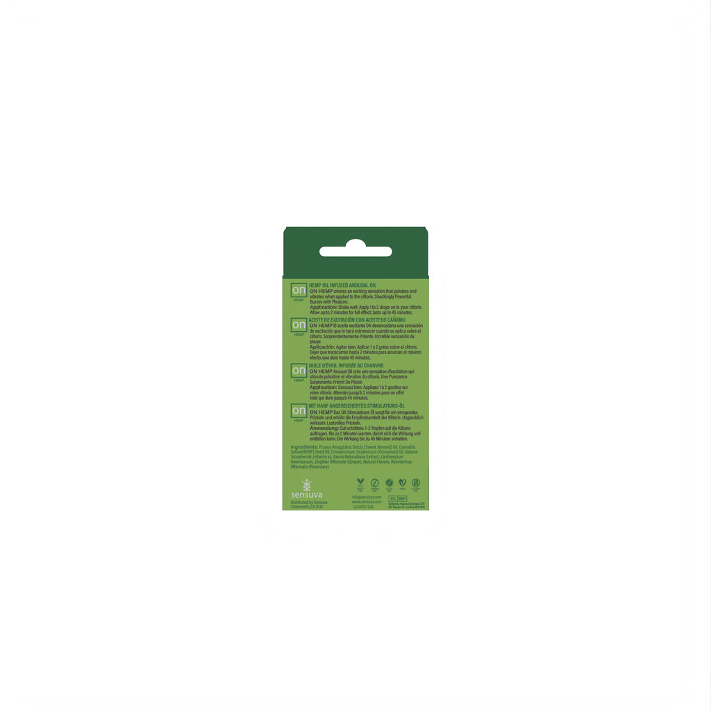 On Hemp Infused Arousal Oil -Medium Box - 0.17 Fl. Oz.