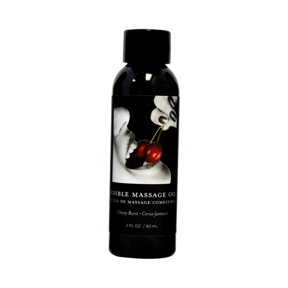 Earthly Body Edible Massage Lotion Cherry 2 oz. - TruLuv Novelties