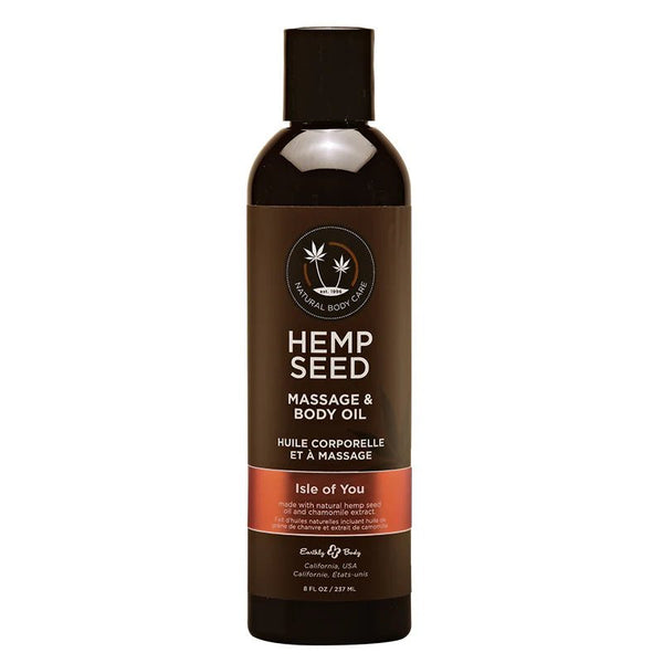 Earthly Body Massage Oil Isle of You 8oz - TruLuv Novelties