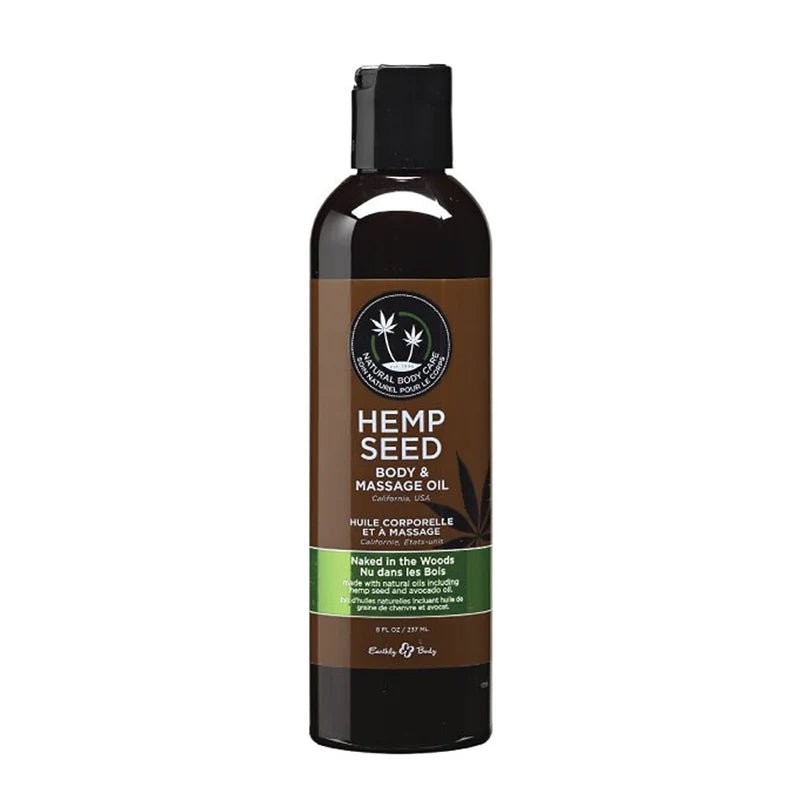 Earthly Body: Massage Oil Naked In The Woods 8oz - TruLuv Novelties