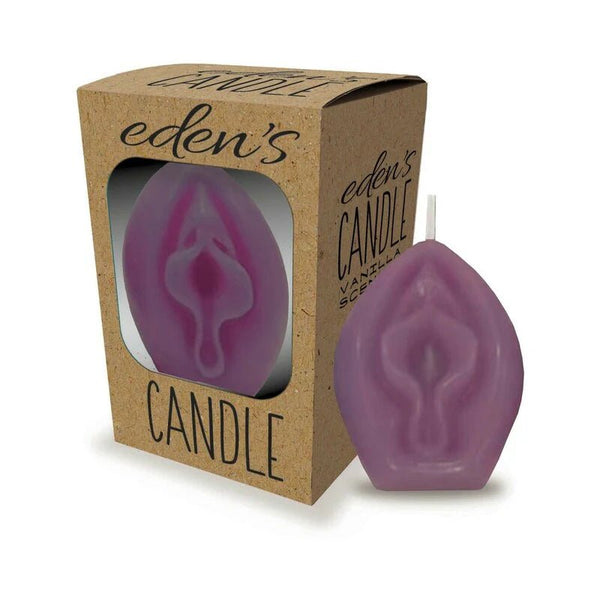 Eden's Vagina Candle Eggplant - TruLuv Novelties