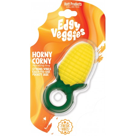 Edgy Veggies Corn Holer Vibe Ring Liquid Silicone - TruLuv Novelties