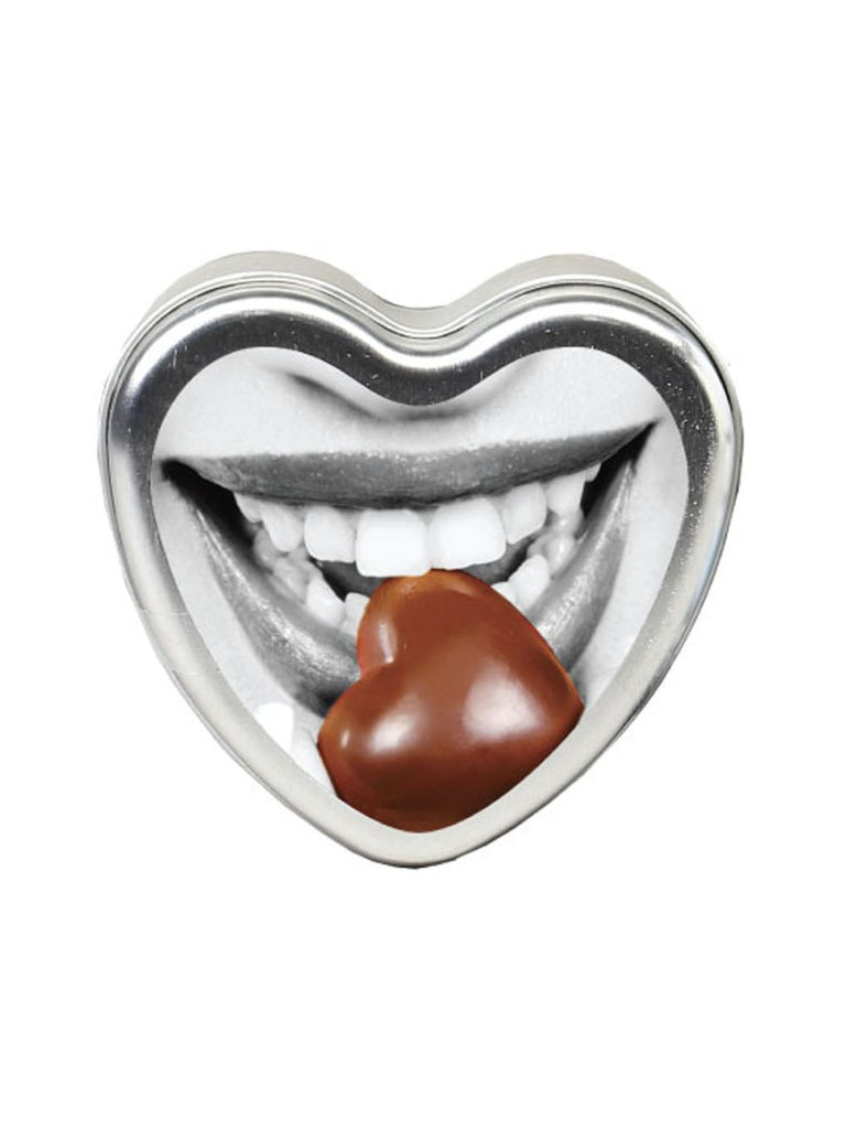 Edible Heart Candle- Chocolate - 4 Oz. - TruLuv Novelties