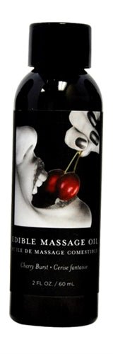 Edible Massage Oil - Cherry - 2 Fl. Oz. - TruLuv Novelties