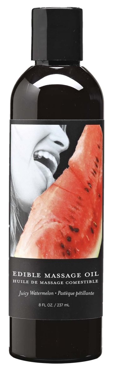 Edible Massage Oil - Watermelon - 8 Fl. Oz. - TruLuv Novelties
