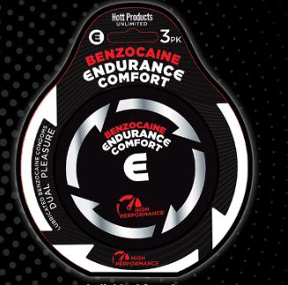 Endurance Comfort - Benzocaine Condoms - 3 Pk - TruLuv Novelties