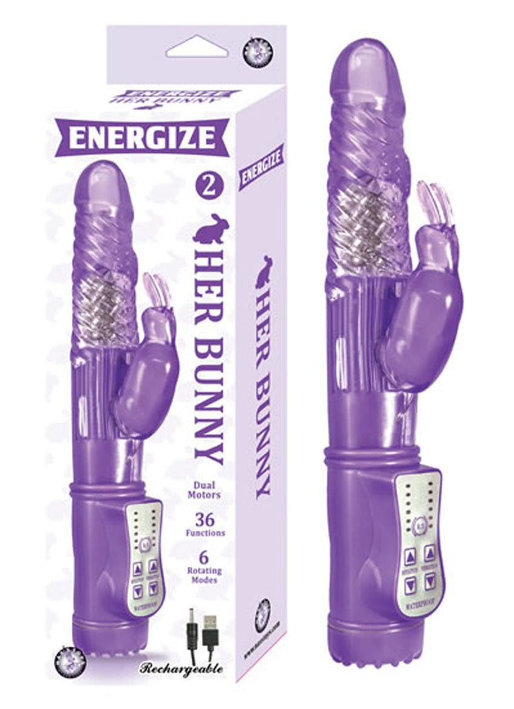 Energize Her Bunny 2 - Purple - TruLuv Novelties