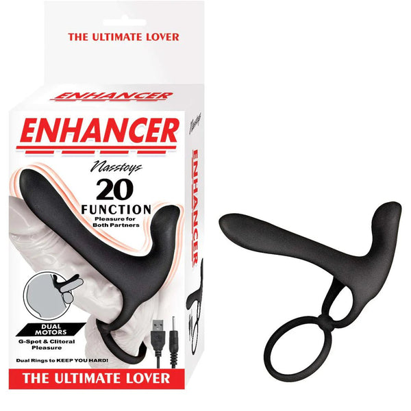 Enhancer The Ultimate Lover Silicone Black - TruLuv Novelties