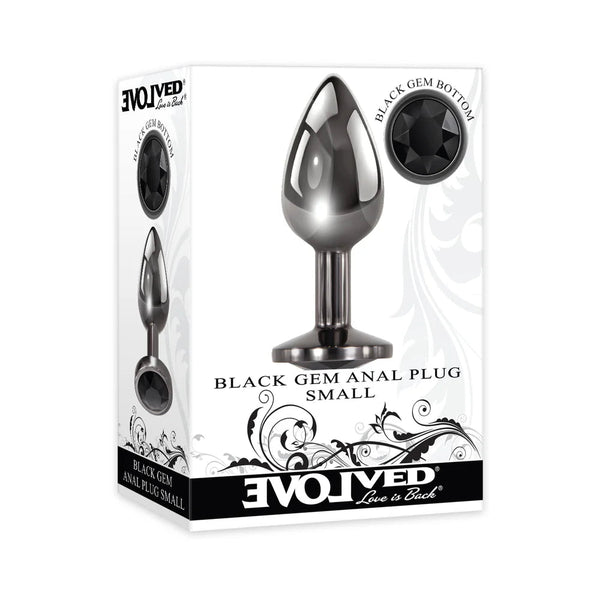Evolved Black Gem Anal Plug Small - TruLuv Novelties