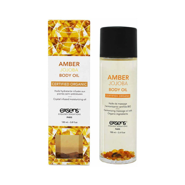 Exsens Body Oil Amber Jojoba 3.4 oz. - TruLuv Novelties