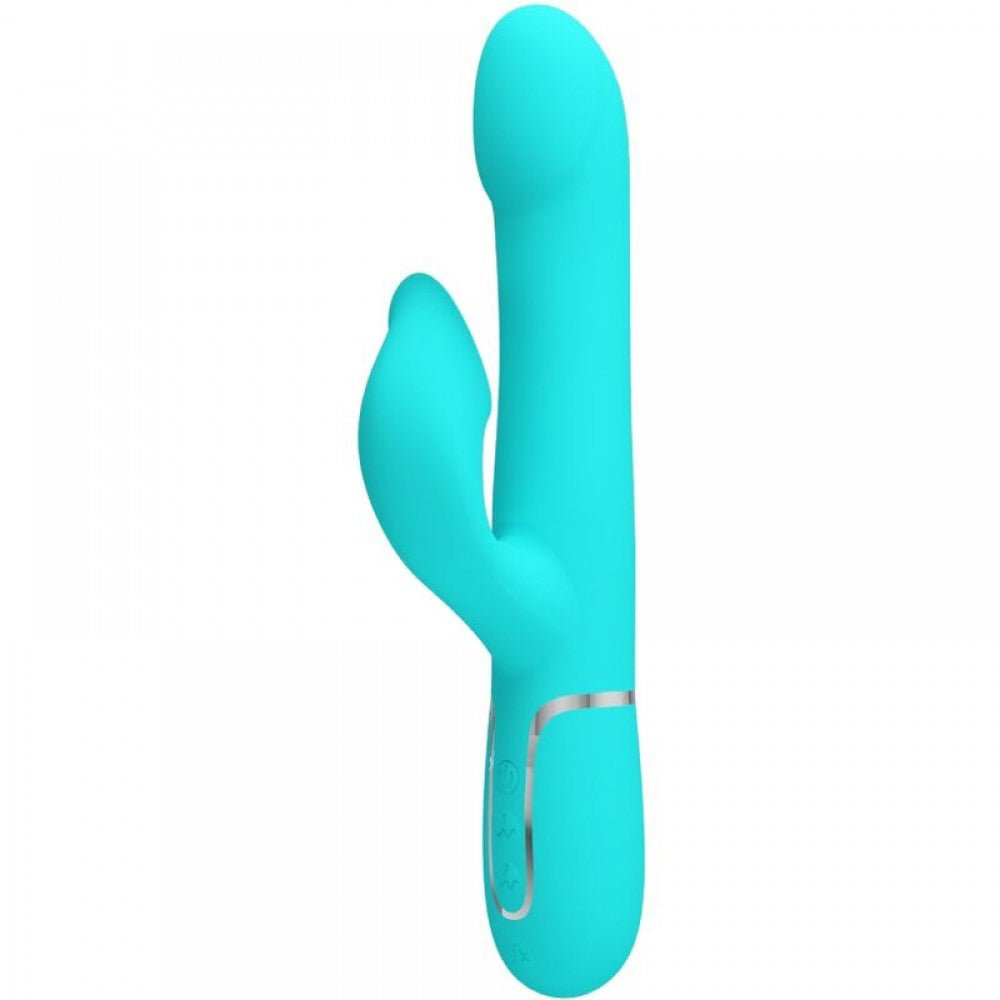 Falin Rabbit Vibrator Pearls - Turquoise - TruLuv Novelties