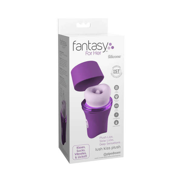 Fantasy for Her Lush Kiss Plush Purple - TruLuv Novelties