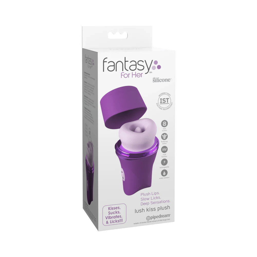 Fantasy for Her Lush Kiss Plush Purple - TruLuv Novelties