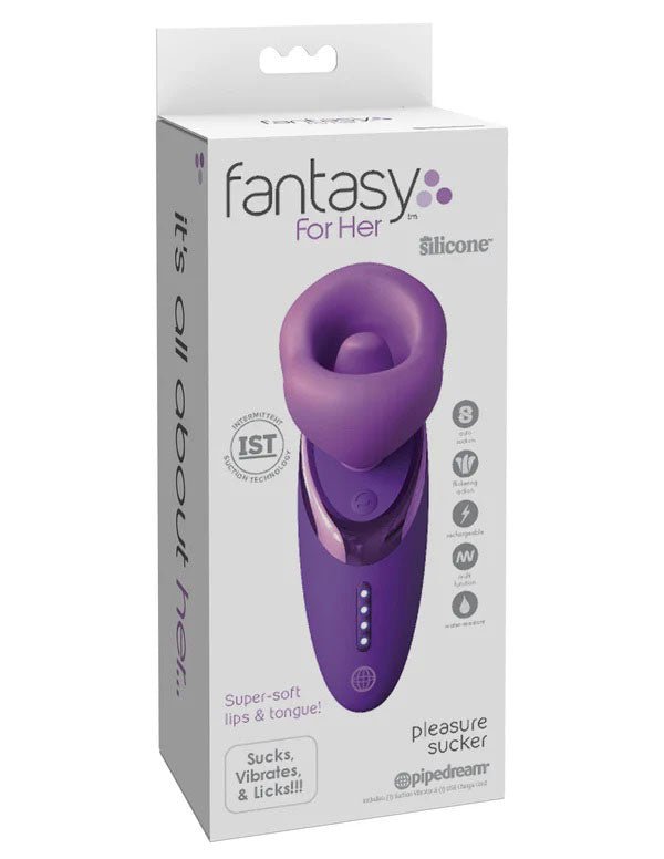 Fantasy for Her Pleasure Sucker - Purple - TruLuv Novelties