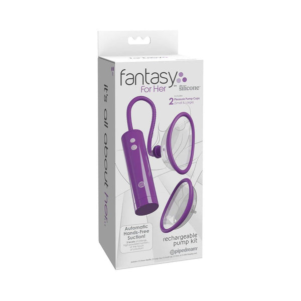 Fantasy For Her Rechargeable Pussy Pump Kit Silicone - TruLuv Novelties