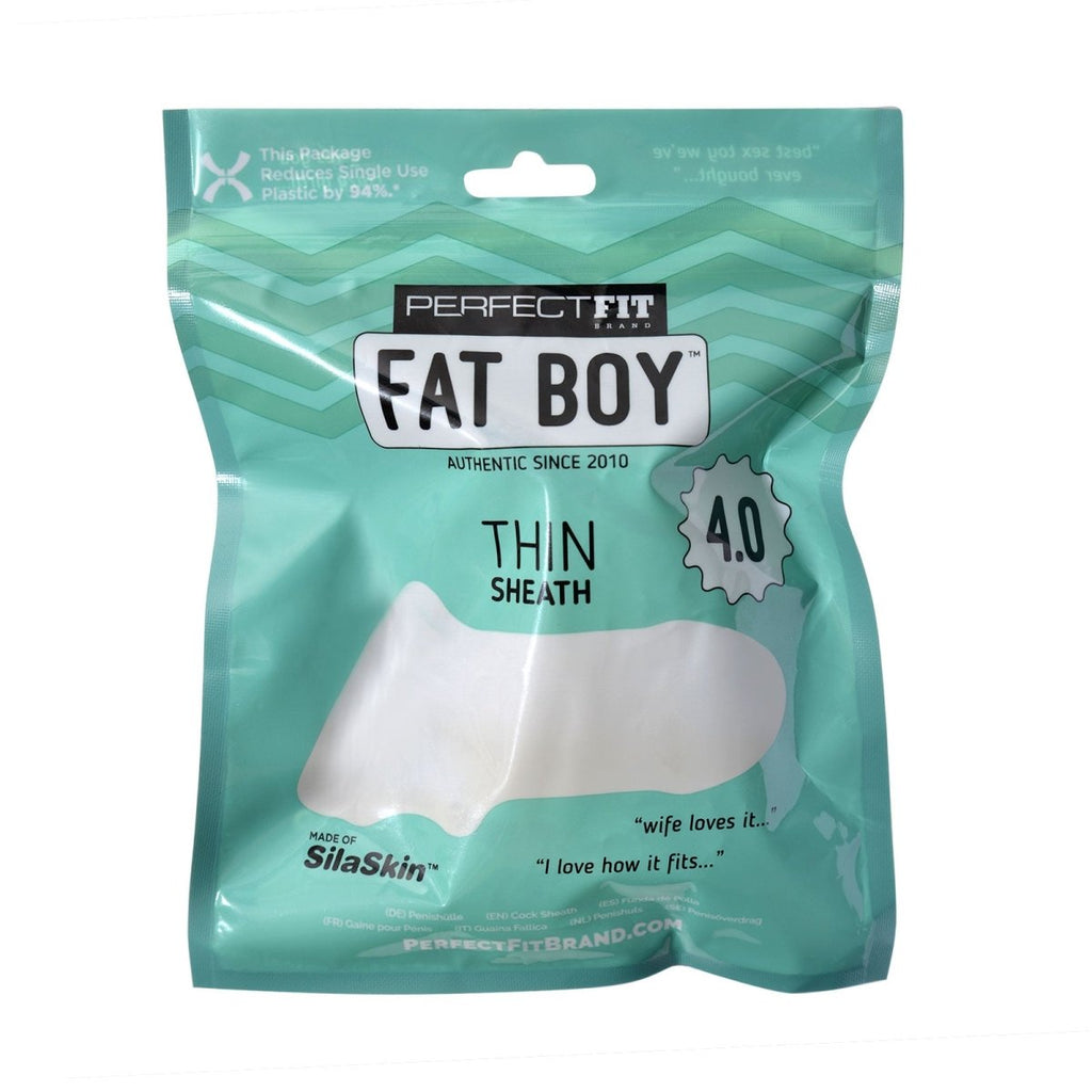 Fat Boy 4.0 Thin Sheath - Clear - TruLuv Novelties