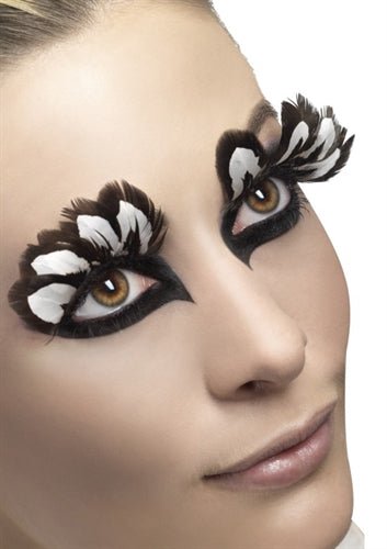 Feather Eyelashes - Brown - TruLuv Novelties