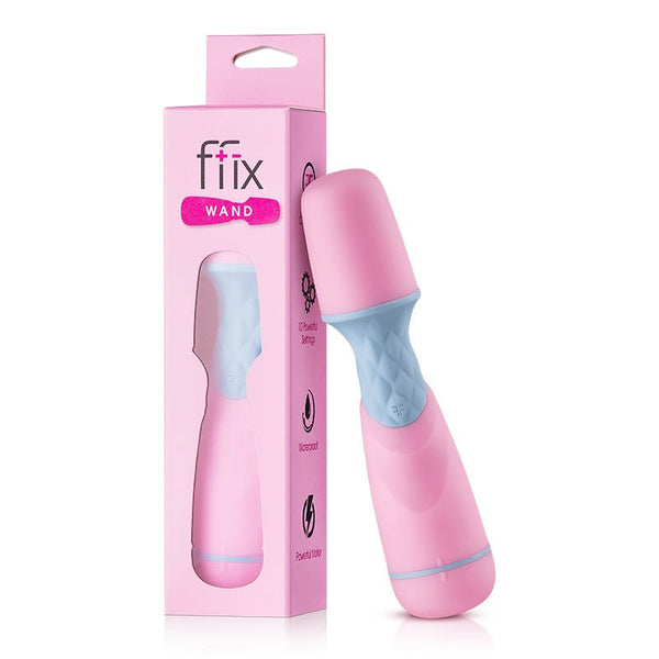 FemmeFunn FFIX Wand Waterproof Vibrator Pink - TruLuv Novelties