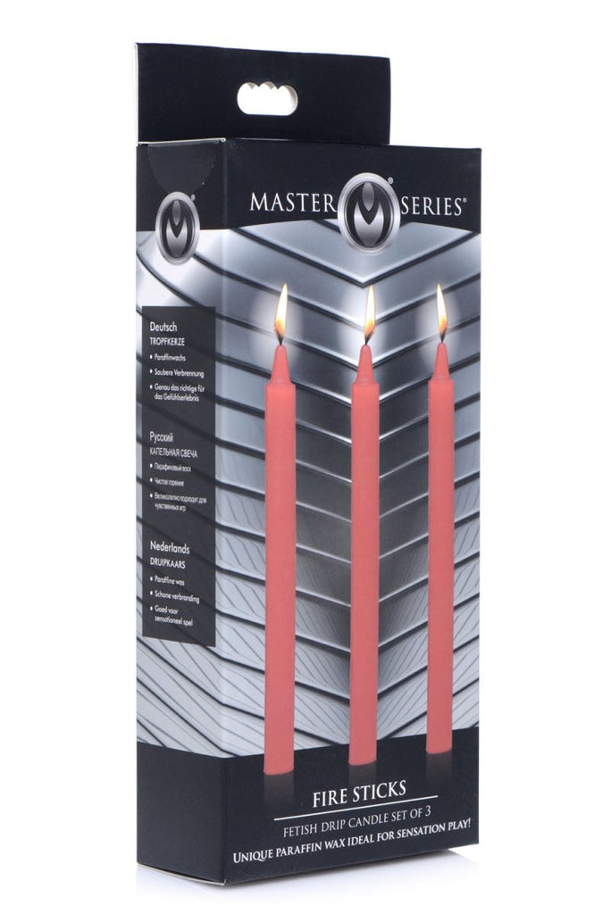 Fetish Drip Candles 3pk - Red - TruLuv Novelties