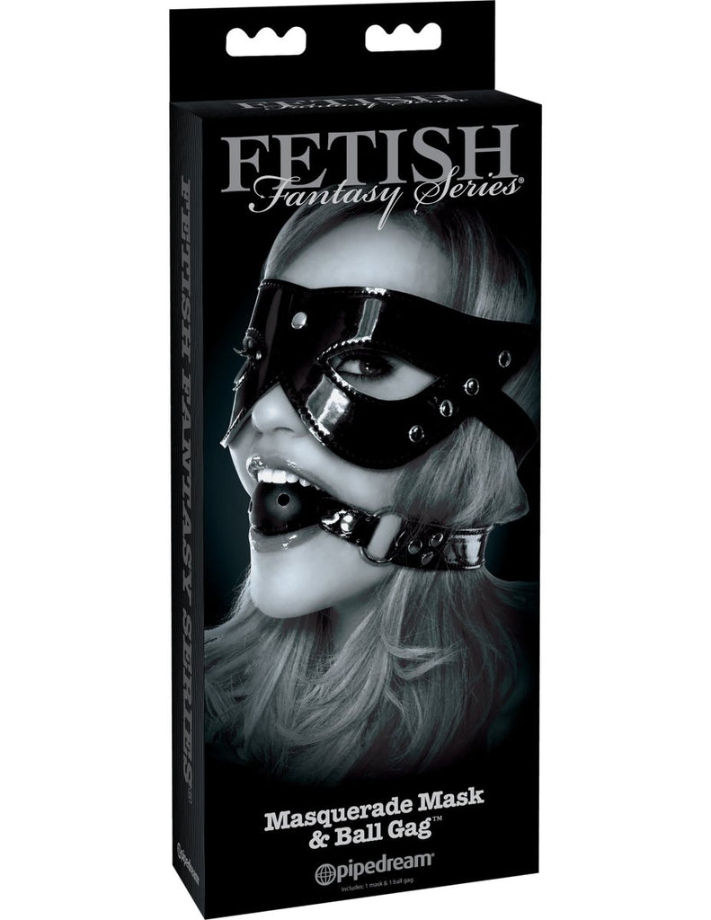 Fetish Fantasy Limited Edition Masquerade Mask and Ball Gag - TruLuv Novelties