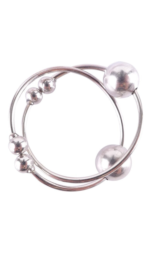 Fetish Fantasy Series Nipple Bull Rings - Silver - TruLuv Novelties