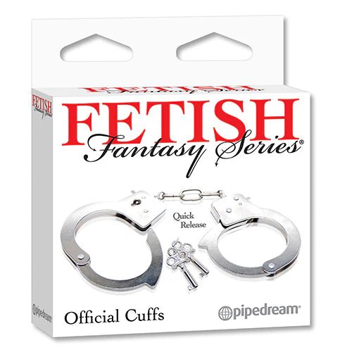 Fetish Fantasy Series Official Handcuffs Silver - TruLuv Novelties