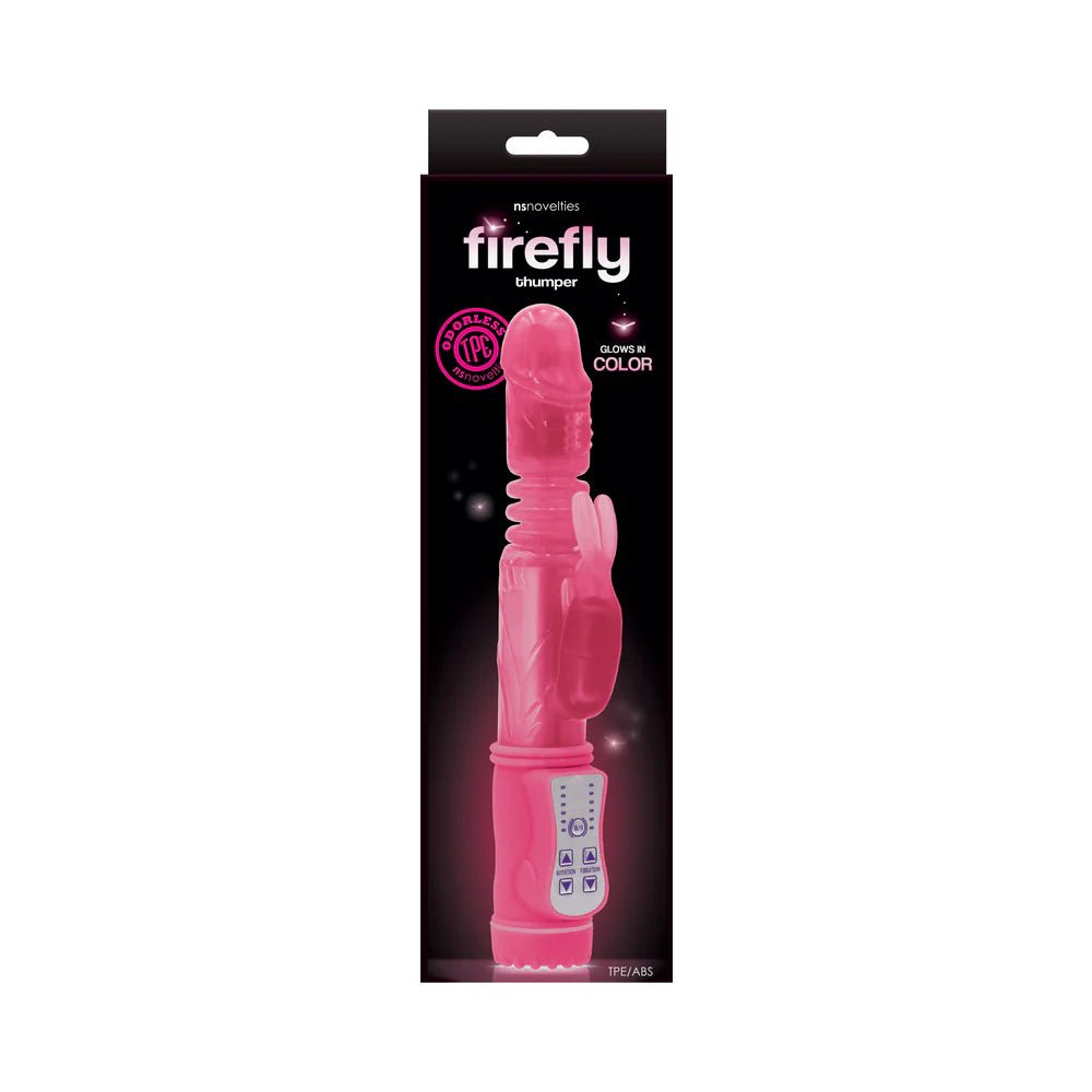Firefly Thumper Thrusting Rabbit Vibrator Pink - TruLuv Novelties