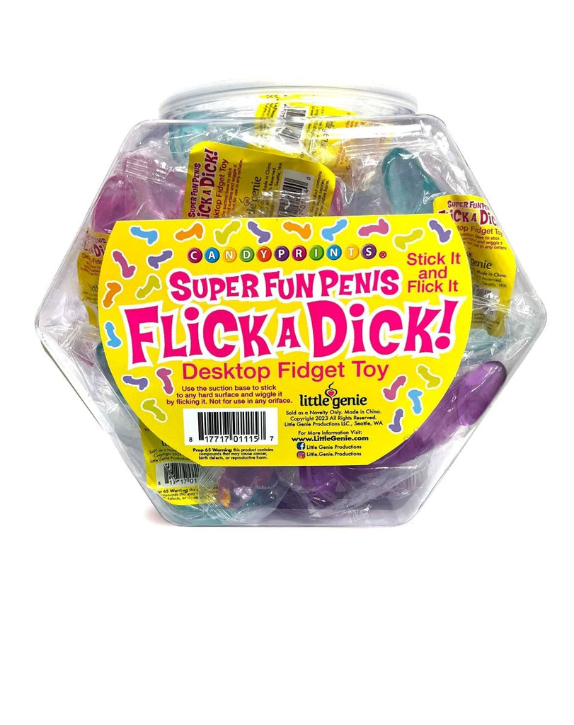 Flick a Dick - Desktop Fidget Toy - Display of 24 - TruLuv Novelties