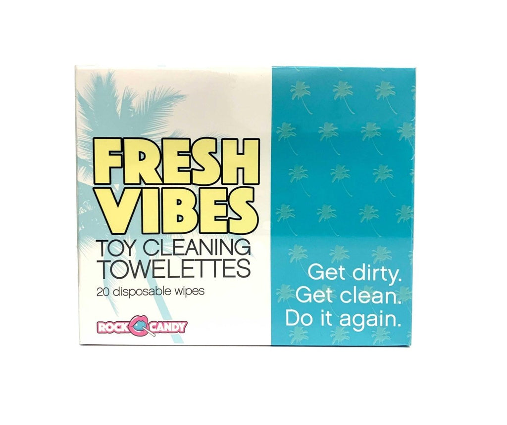 Fresh Vibes Individual Wipes - Box of 20 - TruLuv Novelties