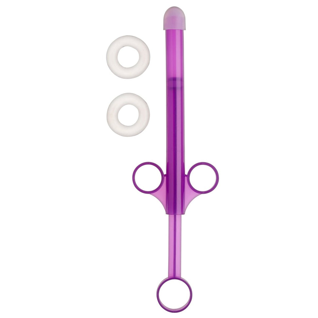 Fresh + XL Lube Applicator with C Rings Purple - TruLuv Novelties