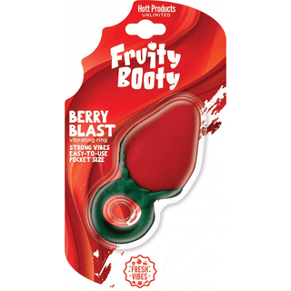 Fruity Booty Berry Buzz Strawberry Vibe Ring Liquid Silicone Rechargeable