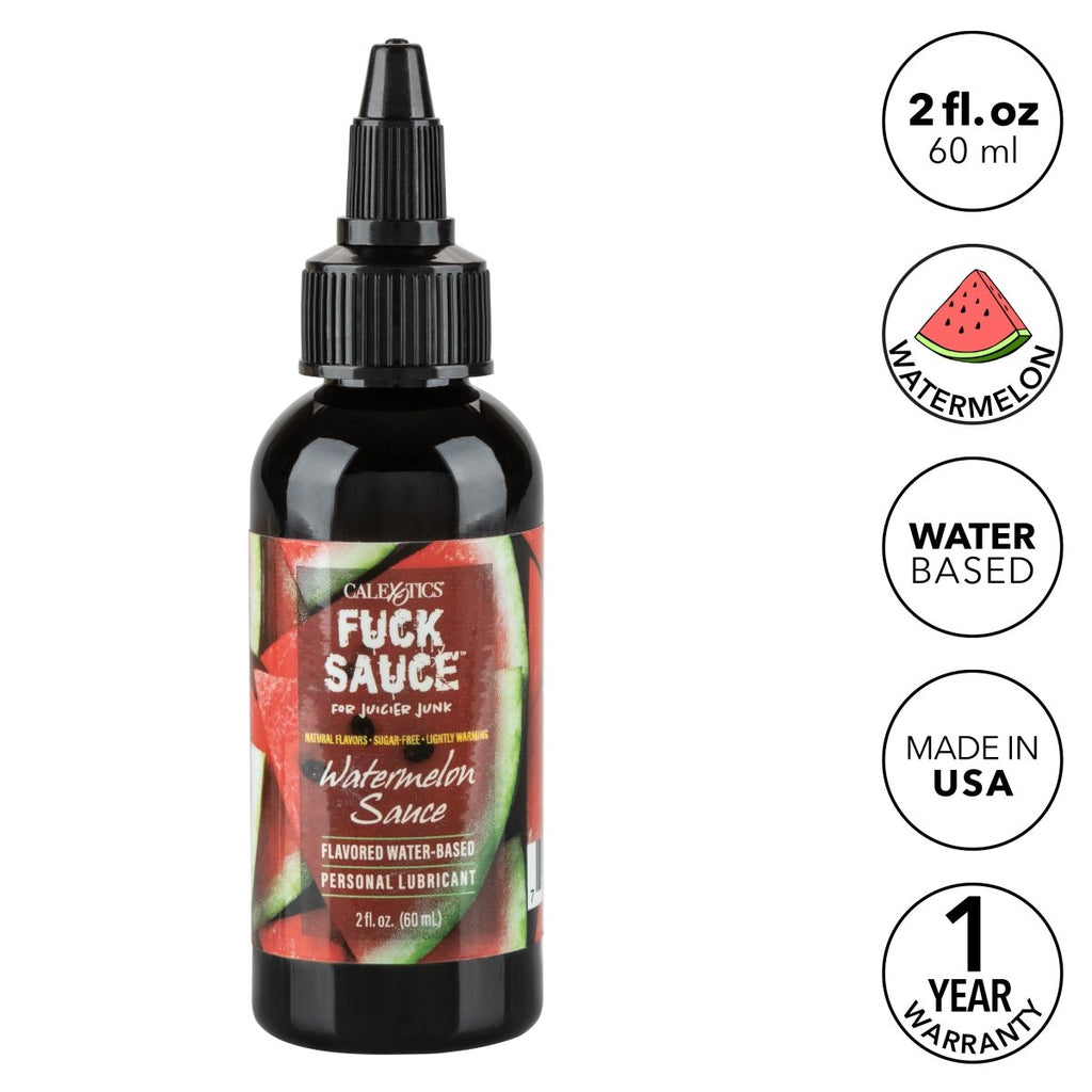 Fuck Sauce Flavored Water - Based Personal Lubricant - Watermelon - 2 Fl. Oz. - TruLuv Novelties