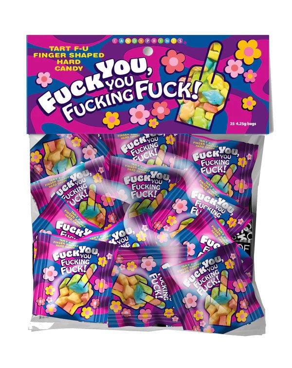 Fuck You, You Fucking Fuck Candy - Bag of 25 - TruLuv Novelties