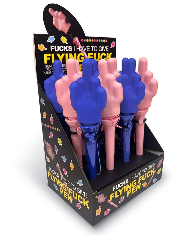 Fucks I Have to Give, Flying Fuck Pen - Display of 12ct - TruLuv Novelties